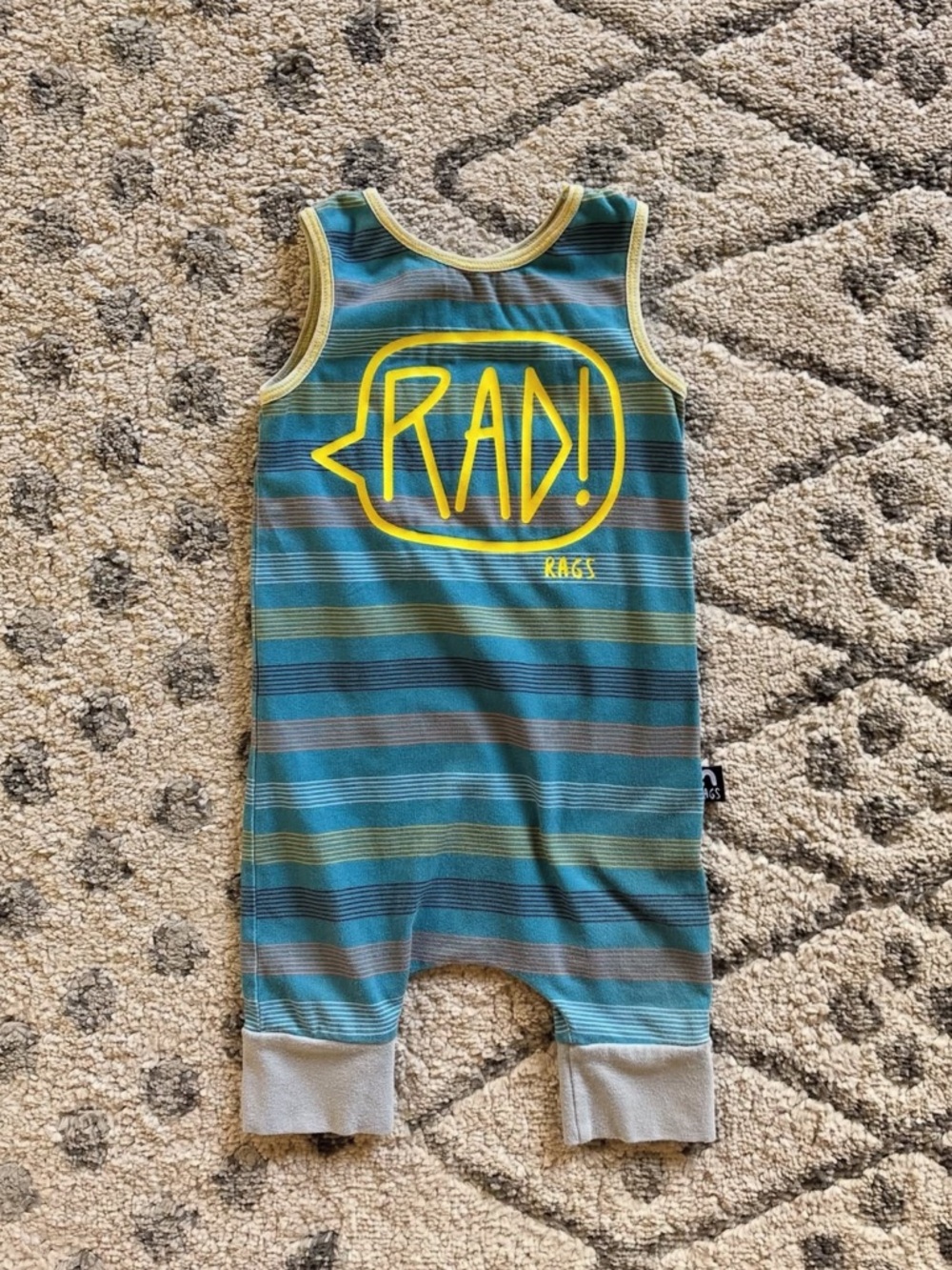 Tags striped rad romper
